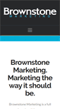 Mobile Screenshot of brownstonemarketing.com